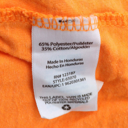 Wrangler Men's Orange 3XLT Short Sleeve Crew Neck Pocket T-Shirt