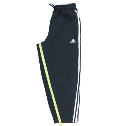 Adidas Womens Black S Jogger Sweatpants Elastic Waist Pockets Sportswear