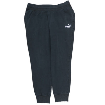 Puma Women's Black Cotton Jogger Trousers Size L