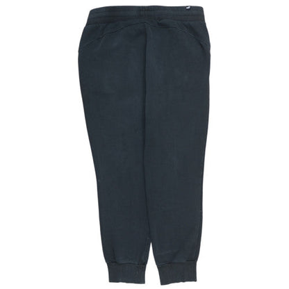 Puma Women's Black Cotton Jogger Trousers Size L