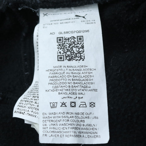 Puma Women's Black Cotton Jogger Trousers Size L