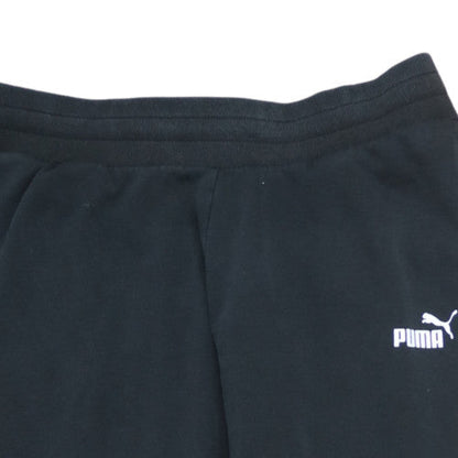 Puma Women's Black Cotton Jogger Trousers Size L