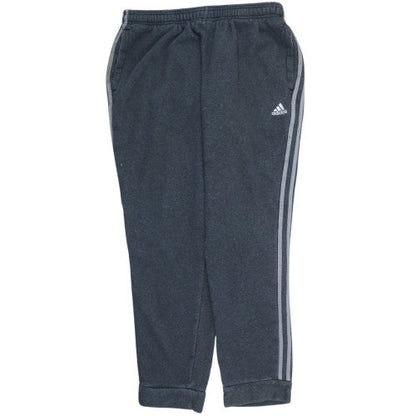 Adidas Men's Black 2XL Fleece Jogger Sweatpants with Logo