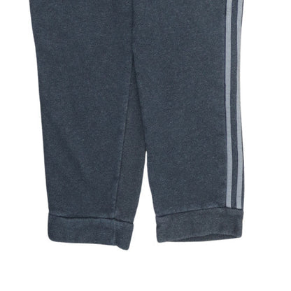 Adidas Men's Black 2XL Fleece Jogger Sweatpants with Logo