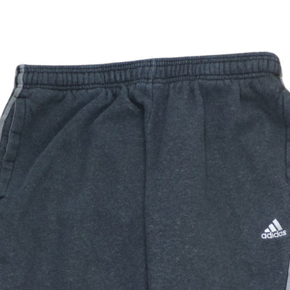 Adidas Men's Black 2XL Fleece Jogger Sweatpants with Logo
