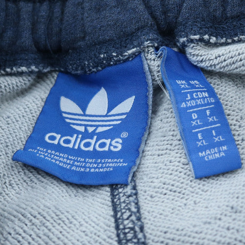 adidas Men Blue XL Sweatpants Fleece Cuffed Joggers