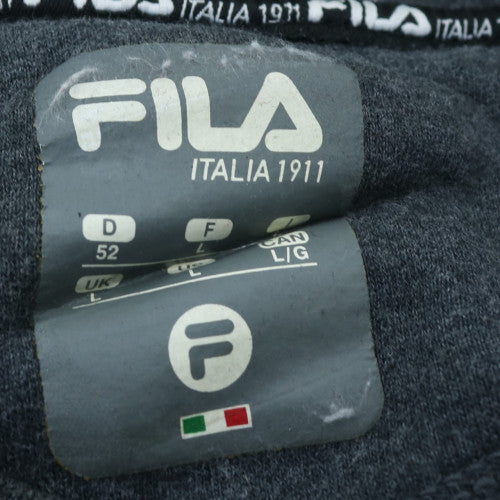 Fila Mens Grey Crew Neck Pullover Sweatshirt Size L