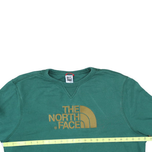 The North Face Men's Green XL Crew Neck Cotton Sweatshirt