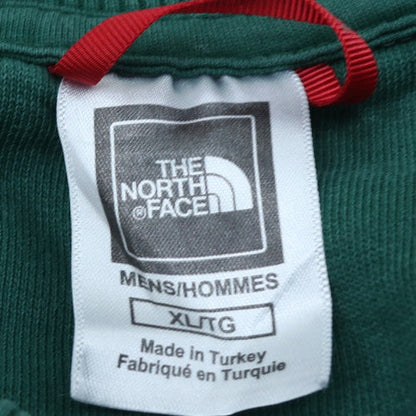 The North Face Men's Green XL Crew Neck Cotton Sweatshirt