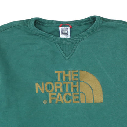 The North Face Men's Green XL Crew Neck Cotton Sweatshirt