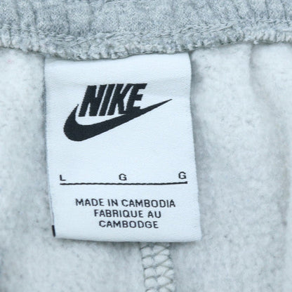 Nike Men's Grey L Sweatpants Regular Fit Fleece Joggers