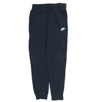 Nike Men's Black Jogger Trousers Small Fleece Elastic Waist