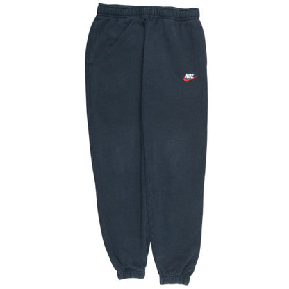 Nike Men's Black Fleece Sweatpants Small Elastic Waist Logo