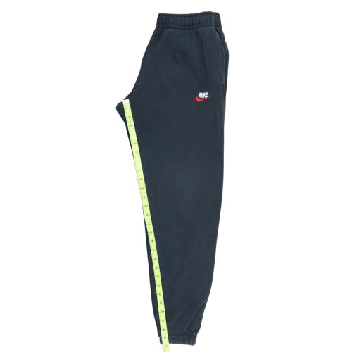 Nike Men's Black Fleece Sweatpants Small Elastic Waist Logo