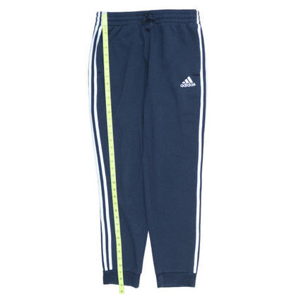 Adidas Men Blue Jogger Trousers M Regular Fit Elastic Waist