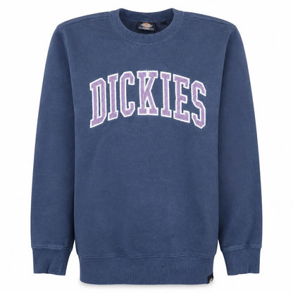 Dickies Men's Blue Small Pullover Sweatshirt Crew Neck Logo