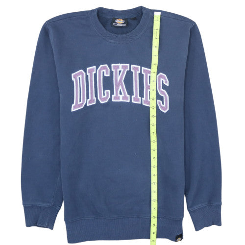 Dickies Men's Blue Small Pullover Sweatshirt Crew Neck Logo