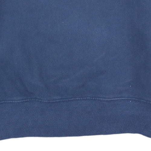 Dickies Men's Blue Small Pullover Sweatshirt Crew Neck Logo