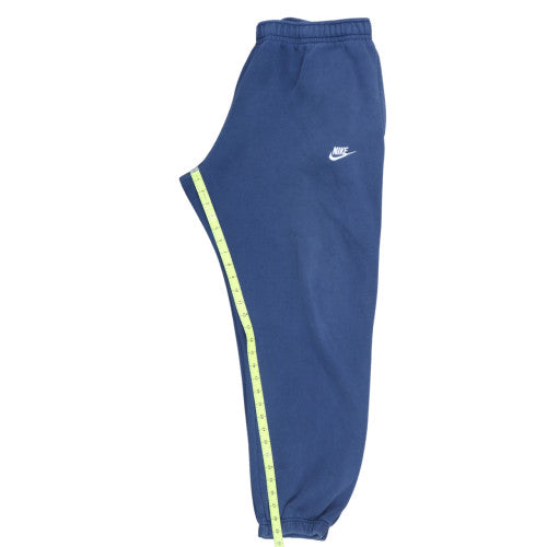 Nike Men's Blue 2XL Fleece Sweatpants Tapered Fit Casual