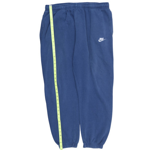 Nike Men's Blue 2XL Fleece Sweatpants Tapered Fit Casual