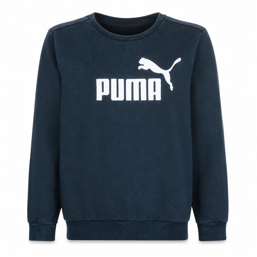 Puma Men's Black Crew Neck Pullover Sweatshirt Size S