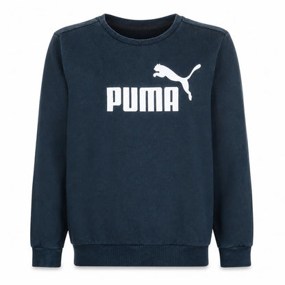 Puma Men's Black Crew Neck Pullover Sweatshirt Size S