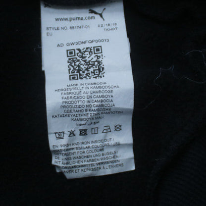 Puma Men's Black Crew Neck Pullover Sweatshirt Size S
