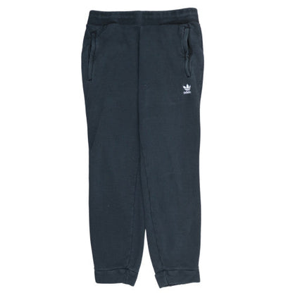 Adidas Men Black Jogger Sweatpants L Cotton Blend Casual
