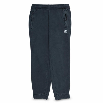 Adidas Men Black Jogger Sweatpants L Cotton Blend Casual
