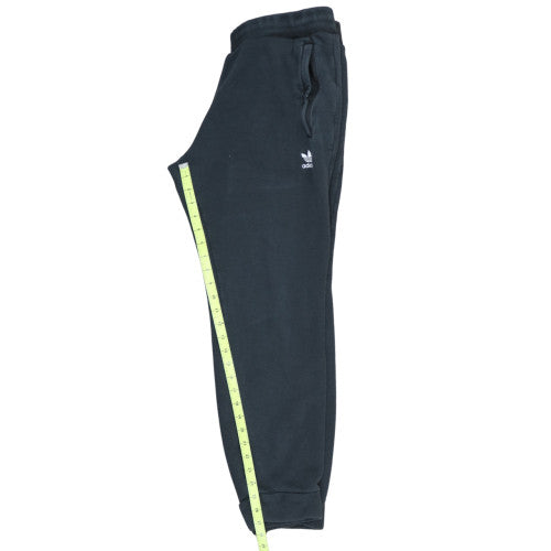 Adidas Men Black Jogger Sweatpants L Cotton Blend Casual