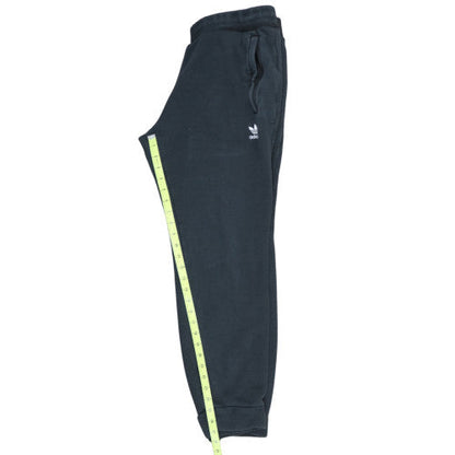Adidas Men Black Jogger Sweatpants L Cotton Blend Casual