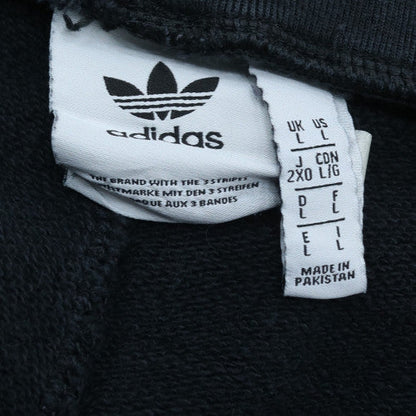 Adidas Men Black Jogger Sweatpants L Cotton Blend Casual