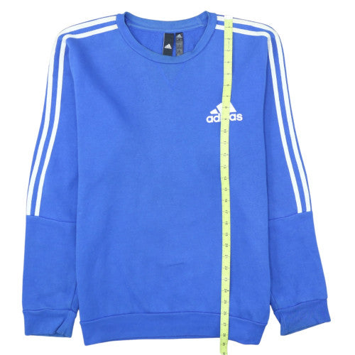 Adidas Men's Blue Crew Neck Pullover Sweatshirt Size L