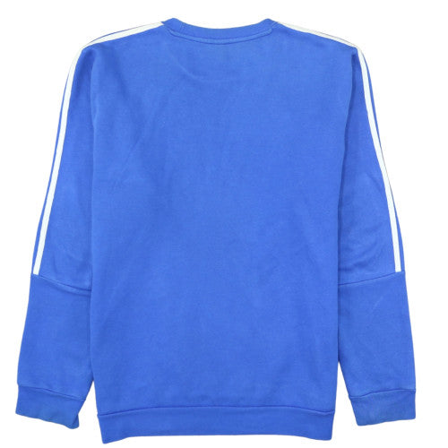 Adidas Men's Blue Crew Neck Pullover Sweatshirt Size L
