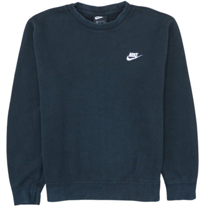 Nike Men's Blue Pullover Sweatshirt M Crew Neck Fleece