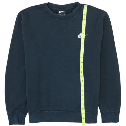 Nike Men's Blue Pullover Sweatshirt M Crew Neck Fleece