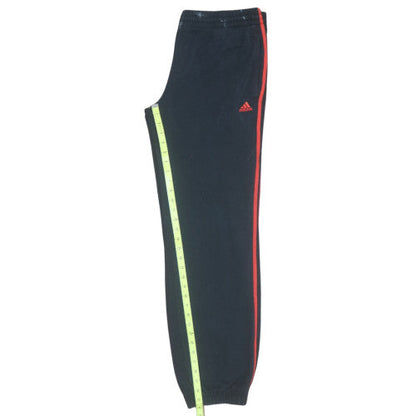 Adidas Boys Black Red Jogger Sweatpants 15-16 Years Elastic Waist