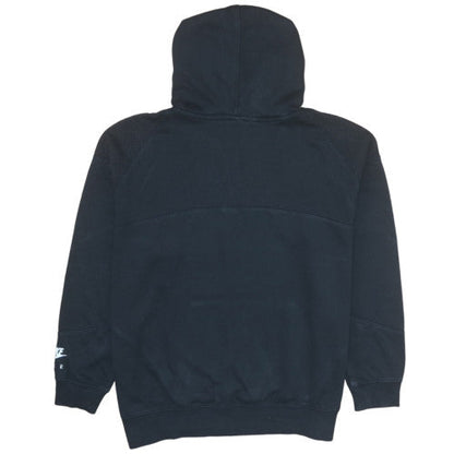 Nike Men's Black Pullover Hoodie Air Logo Fleece M