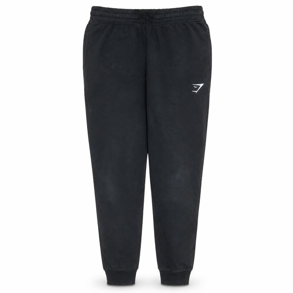 Gymshark Mens Black Jogger Trousers L Elastic Waist Casual