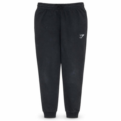 Gymshark Mens Black Jogger Trousers L Elastic Waist Casual