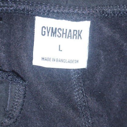 Gymshark Mens Black Jogger Trousers L Elastic Waist Casual