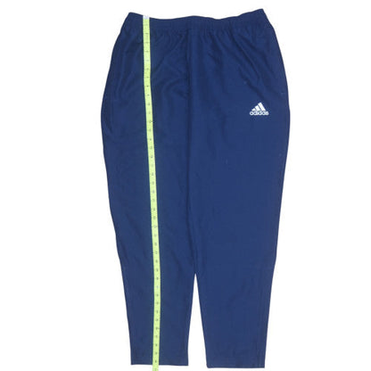 Adidas Men’s Blue Track Pants L Woven Quick Dry Sportswear
