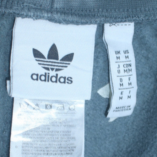 Adidas Men's Blue Sweatpants M Logo Stripe Tapered Fit