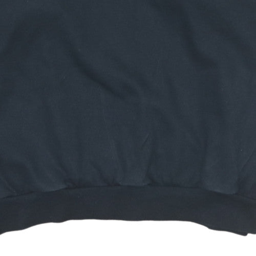 Adidas Women’s Black Animal Print Trim Sweatshirt UK 8