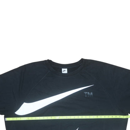 Nike Men's Black 3XL Pullover Crew Neck Logo Sweatshirt
