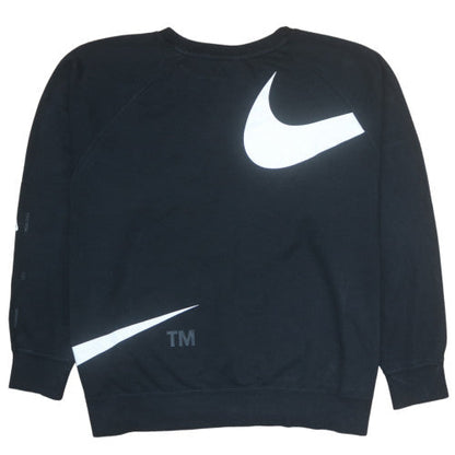 Nike Men's Black 3XL Pullover Crew Neck Logo Sweatshirt