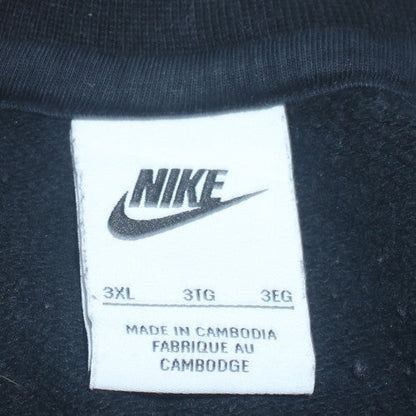 Nike Men's Black 3XL Pullover Crew Neck Logo Sweatshirt