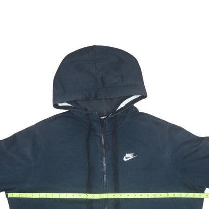 Nike Men's Blue XL Full Zip Hooded Fleece Sweatshirt