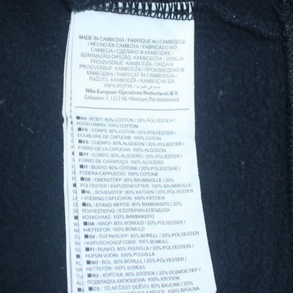 Nike Men's Blue XL Full Zip Hooded Fleece Sweatshirt