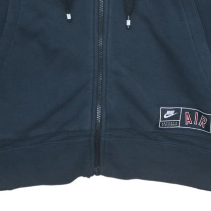 Nike Men's Blue XL Full Zip Hooded Fleece Sweatshirt
